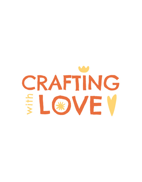 Inspirational Phrase About Craft And Love T-Shirt Modelo de Design