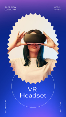 VR Headset Sale Instagram Video Story Tasarım Şablonu