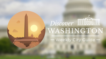 Washington Monument Travelling Attraction Full HD video Šablona návrhu