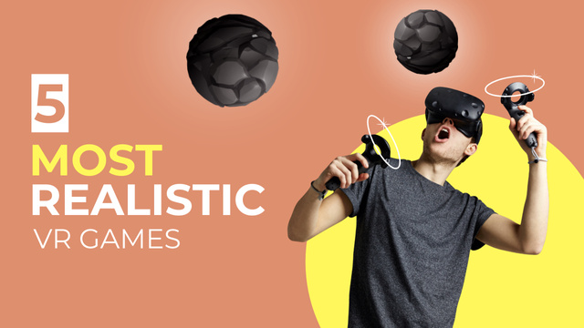 Designvorlage Best Set Of Virtual Reality Games für Youtube Thumbnail