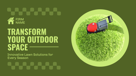 Experts in Lawn Care Services Presentation Wide Design Template
