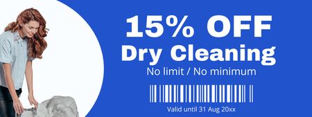 Platilla de diseño Special Discount on Dry Cleaning Services Coupon