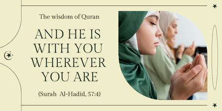 Wisdom of Quran Image Design Template