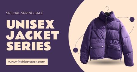 Designvorlage Special Spring Sale Unisex Jackets für Facebook AD