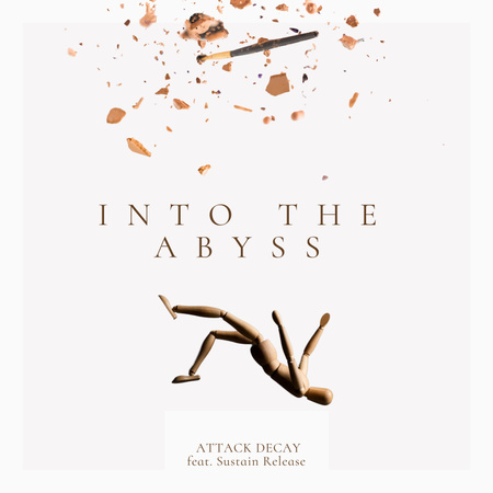 Ontwerpsjabloon van Album Cover van Albumnaam Into The Abyss