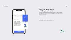 Recycling App promotion