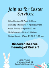 Invitation to Church on Easter Holiday