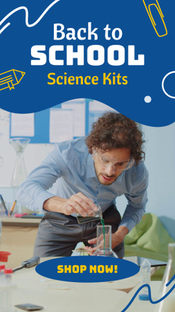 Platilla de diseño Essential Science Kits For School Offer TikTok Video