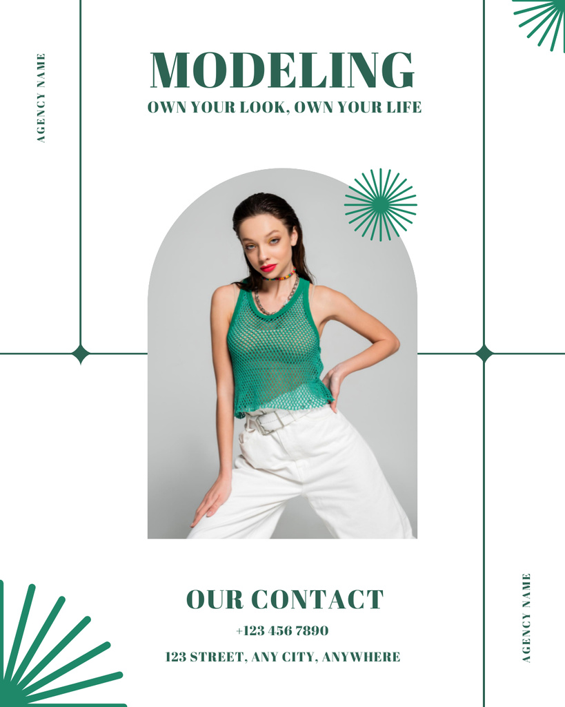 Template di design Modeling Offer of Stylish Image Instagram Post Vertical