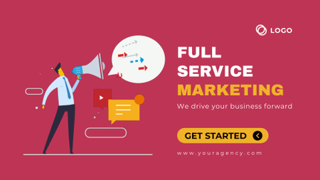 Offer of Marketing Services Full HD video Design Template
