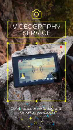 Scenic Sunrise And Videography Service Offer With Discount TikTok Video Design Template