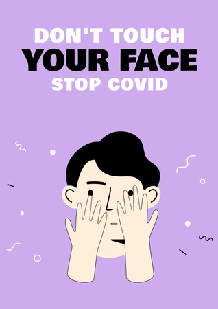 Platilla de diseño Stop Pandemic Motivational Poster Poster