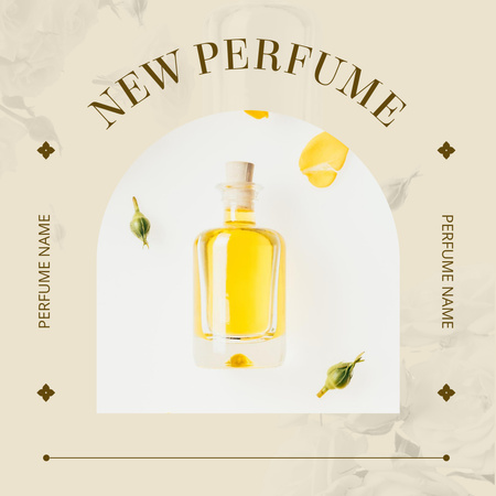 Platilla de diseño New Fragrance with Yellow Roses Instagram