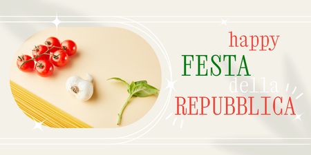 Platilla de diseño Happy Festa Della Repubblica  Twitter