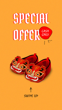 Platilla de diseño Chinese New Year Special Offer Instagram Story