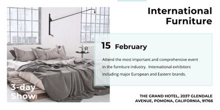 Platilla de diseño International furniture show Image