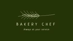 Bakery Services Offer with Wheat Ear
