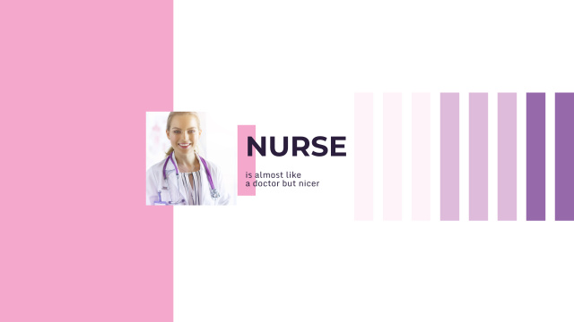 Confident doctor with stethoscope Youtube Design Template