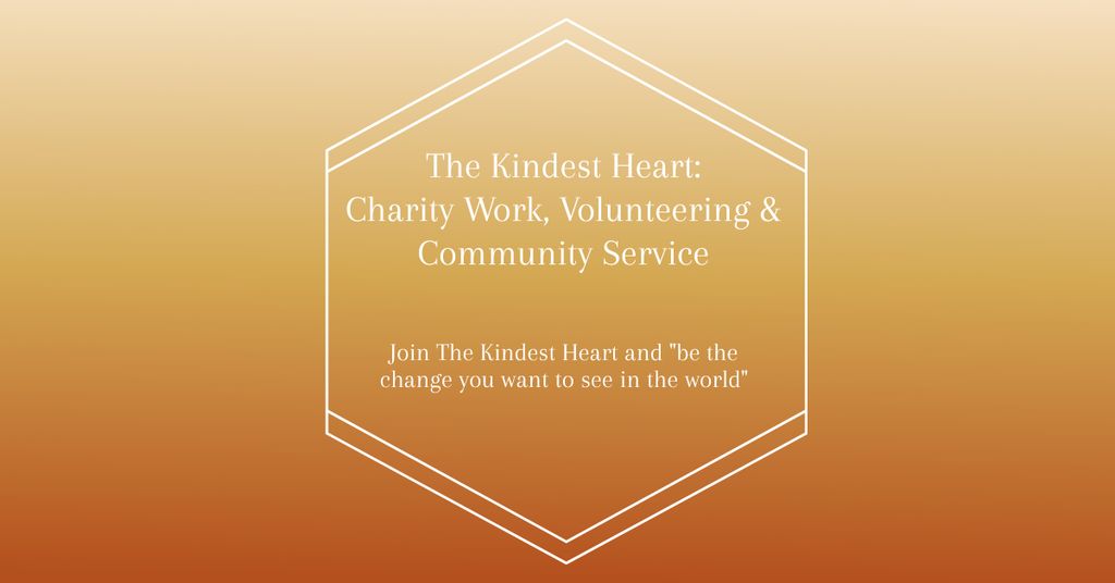 Template di design Kindest Heart Charity Work Offer Facebook AD