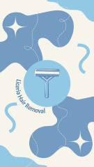 Hair Removal Service Offer Various Ways on Blue