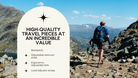 Travel Backpacks Sale Offer Full HD video Modelo de Design
