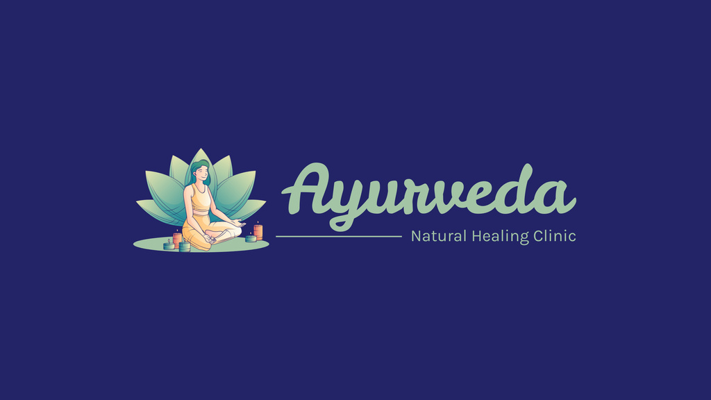 Designvorlage Ayurveda Natural Healing Clinic Promotion für Youtube