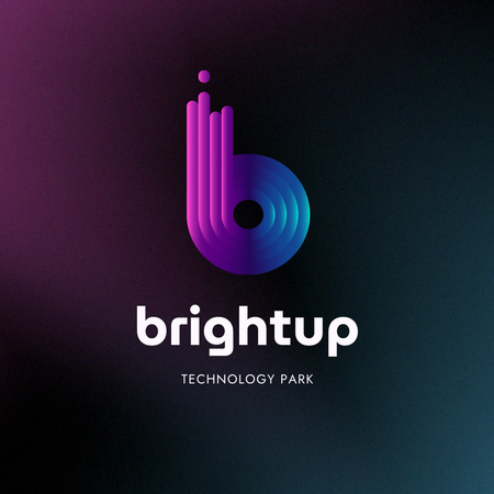 Technology Park Ad Logo Design Template