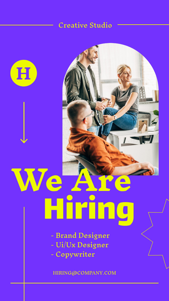 The Company is Hiring Professionals Instagram Story Design Template