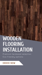 Premium Wooden Flooring Installation Service Offer
