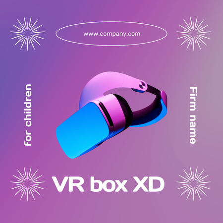 Designvorlage VR Gear Sale Offer für Instagram AD