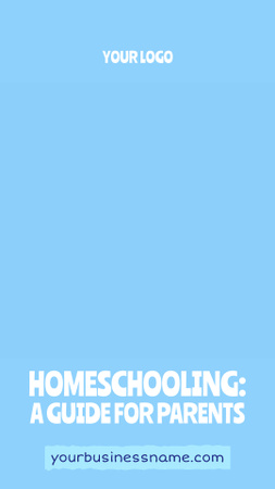Ad of Homeschooling Guide for Parents TikTok Video Design Template