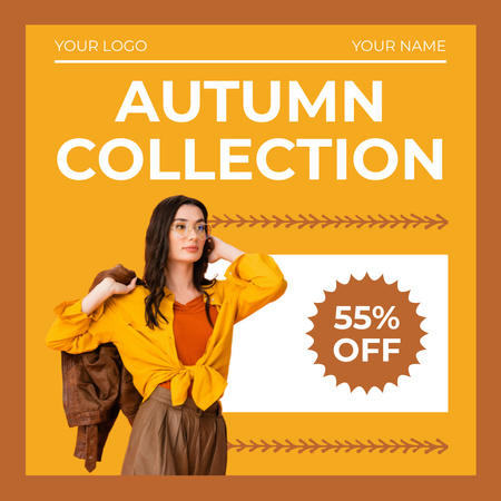 Platilla de diseño Autumn Collection for Women on Sale Instagram