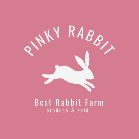 Rabbit Farm Offer Logo Modelo de Design