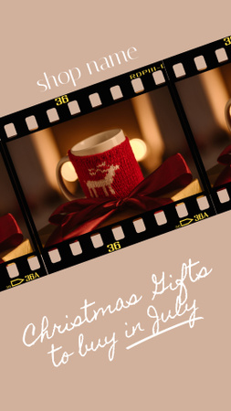 Christmas in July Inspiration with Red Cup TikTok Video Design Template