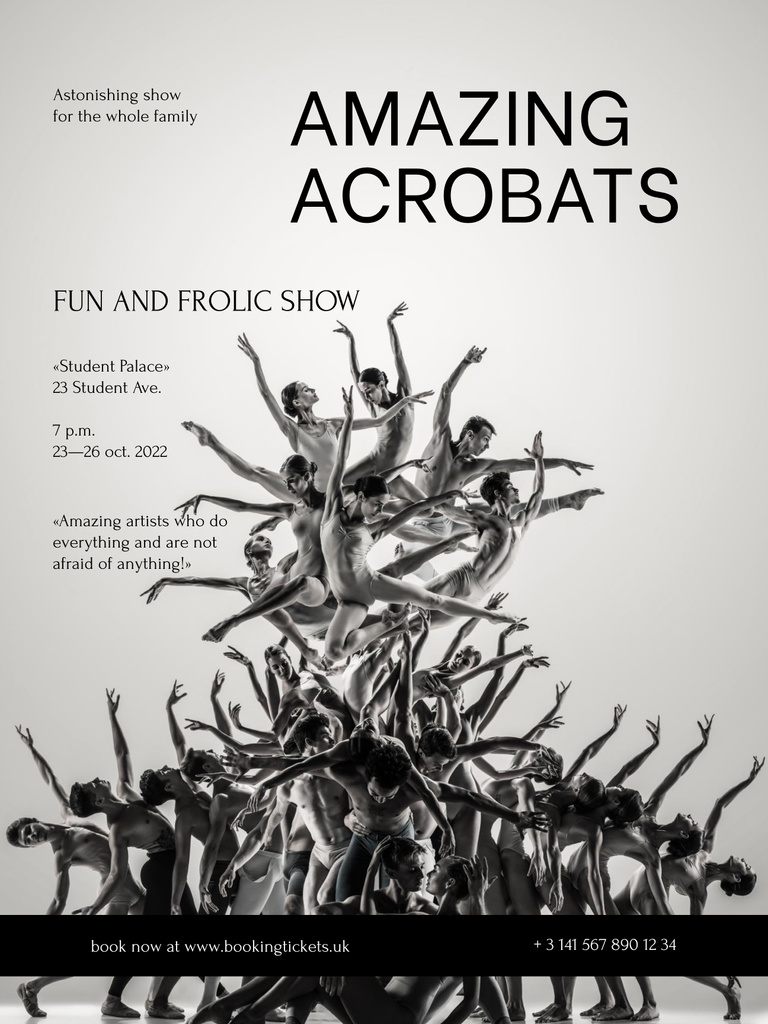Szablon projektu Theatrical Show Announcement Poster 36x48in