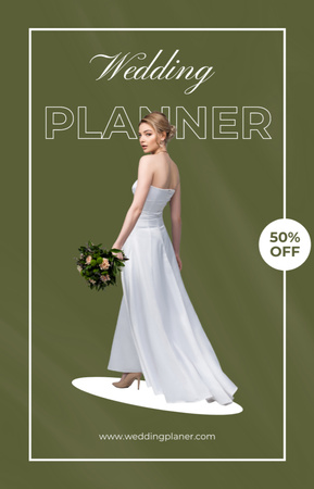 Discount on Wedding Planner Services IGTV Cover Design Template