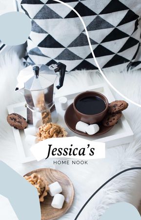 Breakfast with Coffee in Bed IGTV Coverデザインテンプレート