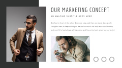 Marketing Agency Service Offering with Stylish Young People
