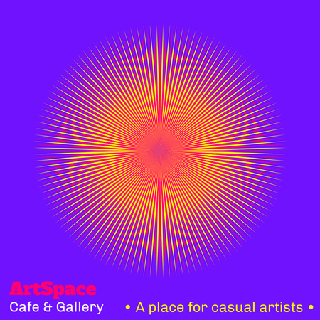 Designvorlage Art Space Invitation für Instagram AD