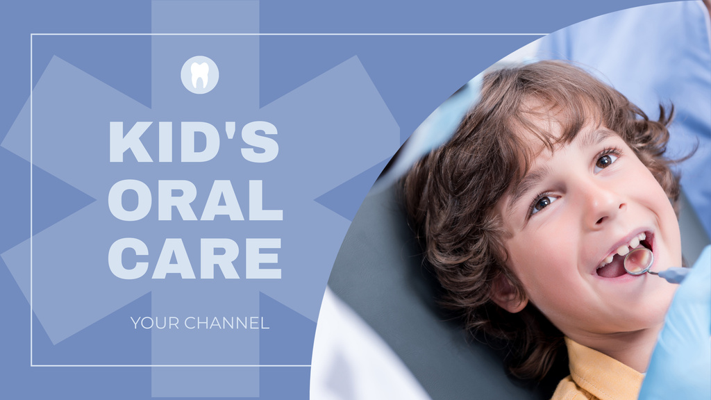 Offer of Kids' Oral Care Youtube tervezősablon
