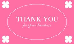 Thanks Message to Loyal Client on Simple Pink Layout