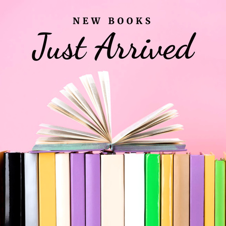 Ontwerpsjabloon van Instagram van New Books Announcement