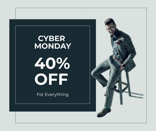 Cyber Monday Special Offer Facebook Design Template