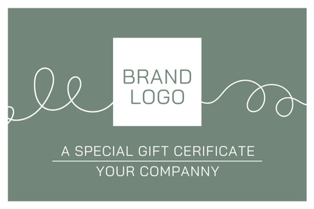 Oferta de voucher especial para empresas Gift Certificate Modelo de Design