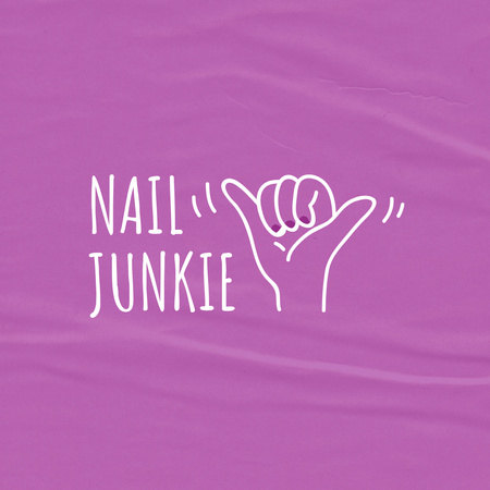 High-quality Nail Salon Services Offer Logo Design Template