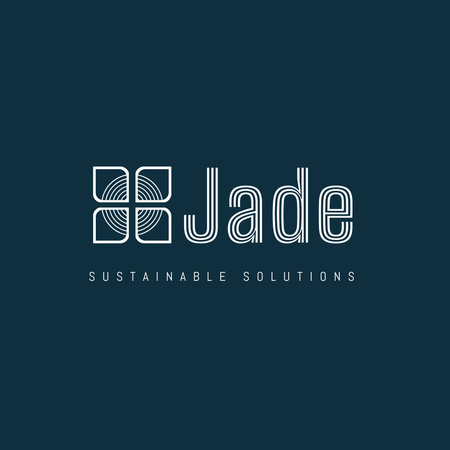 Jade Sustainable Solutions Business Logo Logo Šablona návrhu