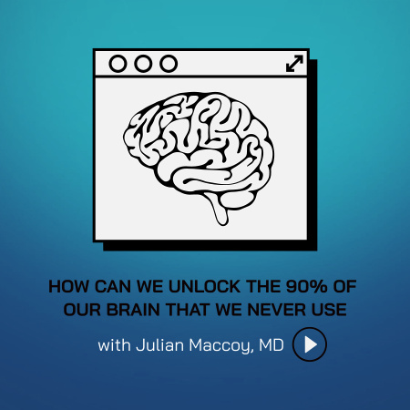 Modèle de visuel Podcast sur l'entraînement cérébral - Podcast Cover