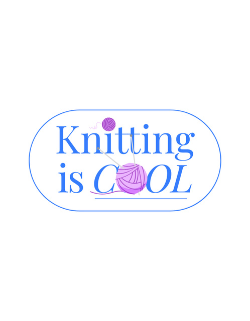 Knitting Workshop Offer T-Shirt Design Template