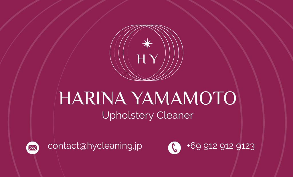 Designvorlage Upholstery Cleaning Services Offer für Business Card 91x55mm