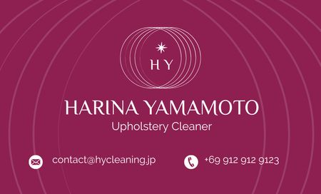 Modèle de visuel Upholstery Cleaning Services Offer - Business Card 91x55mm